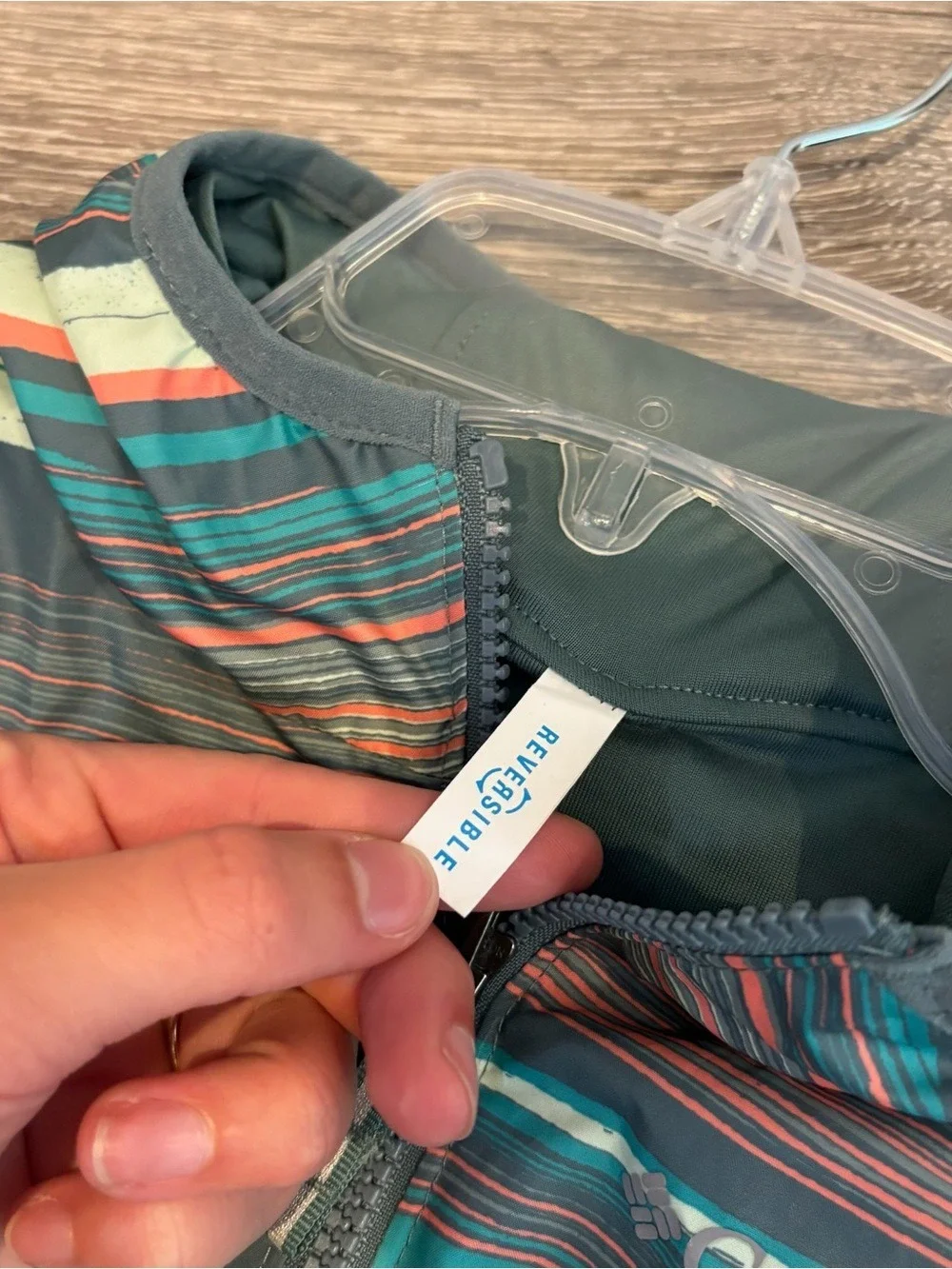 Columbia Kids Reversible Lightweight Jacket Size XXS (4/5)